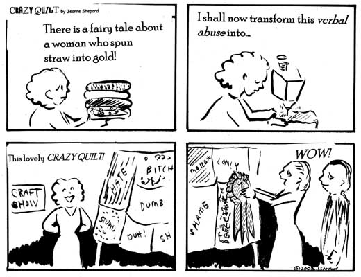 Crazy Quilt cartoon