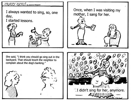 Crazy Quilt cartoon
